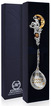 712ЛЖ00002 Серебряная чайная ложка «Зодиак Зодиака Водолей» с золочением