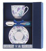 Набор чайный «Ландыш - Незабудки» в подарочном футляре