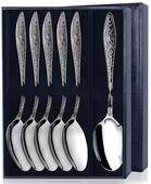 Набор десертных ложек Морозко (6 предметов) + футляр