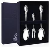 Набор чайный Престиж 3 пр. (вилка лим.+2 коф.л) +футляр