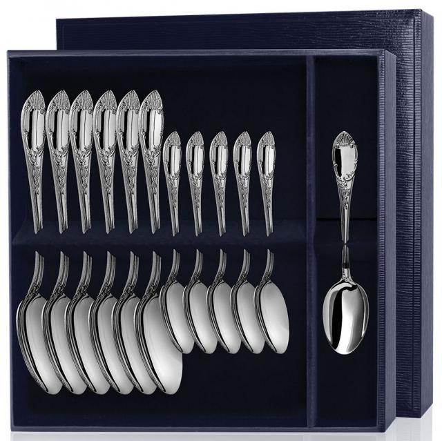 Набор столовый Престиж (12 пред.л+лч) +футляр