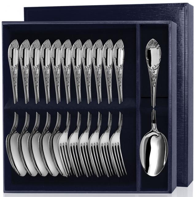 Набор столовый Престиж (12 предметов л+в) +футляр