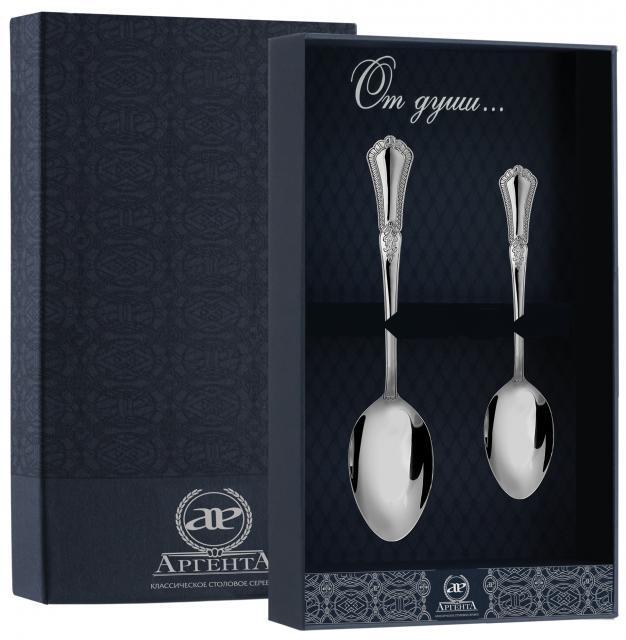 Набор десертный Фаворит (2 пр л+лч) +футляр