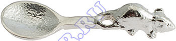 678СВ00001 Серебряная ложка-загребушка «Мышка»