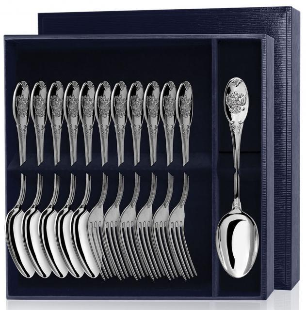 Набор столовый Единство (12 пр л+в) + футляр