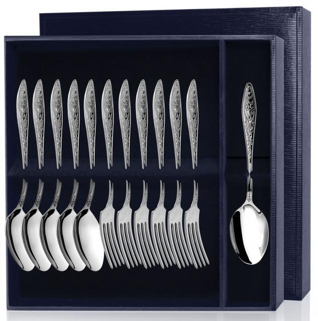 Набор десертный Морозко (12 пред) +футляр