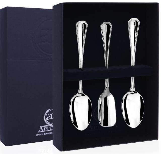 Набор чайныйЭлегант 3 пр. (совок+2 чайн.л) +футляр