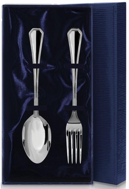 Набор столовый Элегант (2 пред. ложка+вилка) +футляр