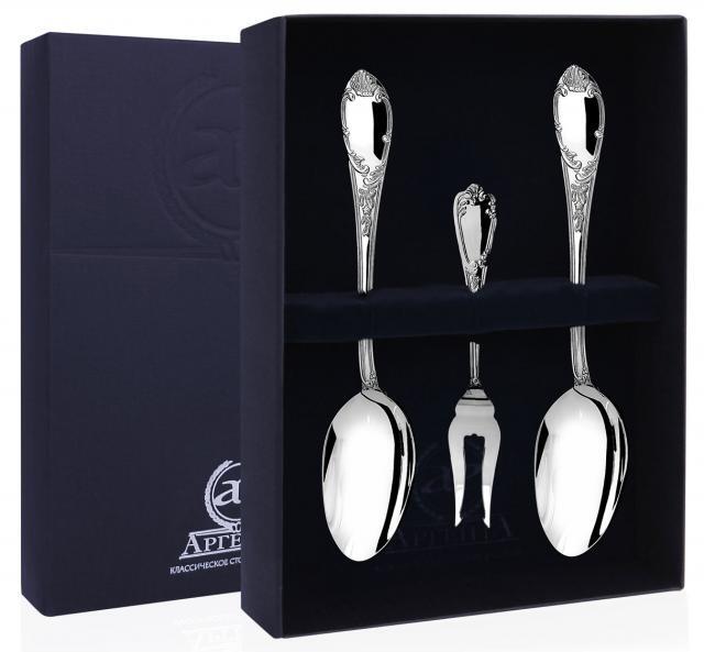 Набор чайный Престиж 3 пр. (вилка лим.+2 коф.л) +футляр