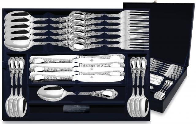 Набор столовый Фамильный 48 пред. +футляр